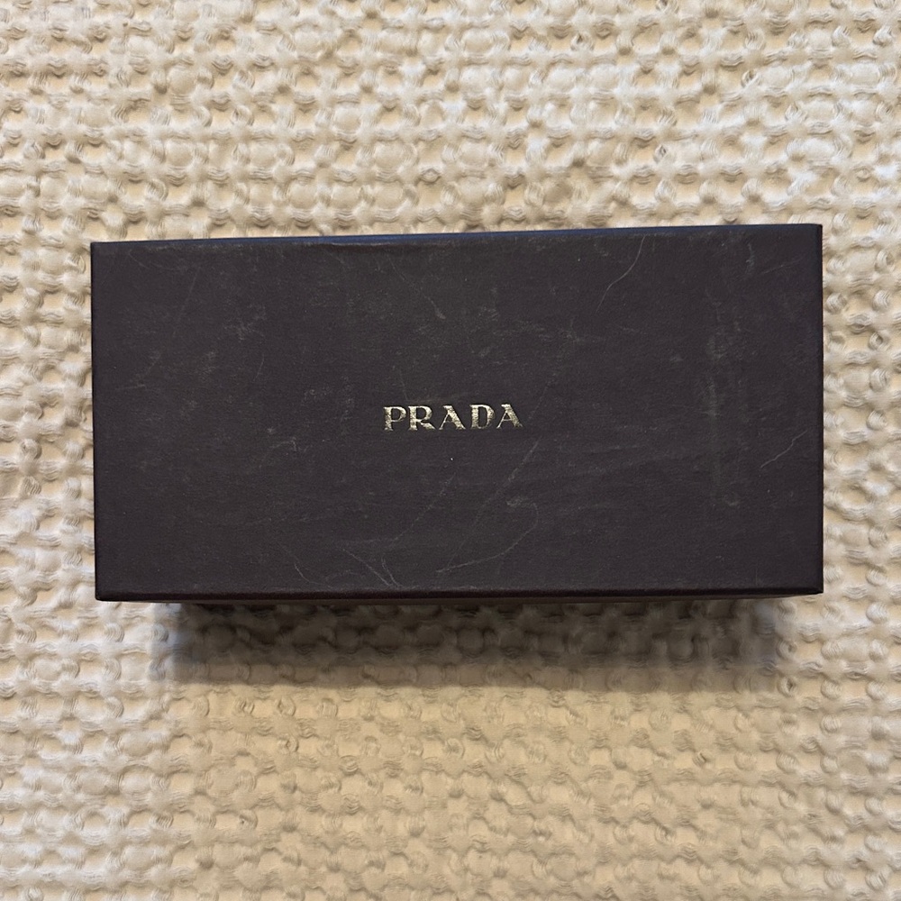 Prada Dark Plue Glasses Case